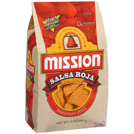 Mission® Restaurant Style Salsa Roja Tortilla Triangles 14 oz. Bag