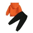 thumbnail image 3 of Newborn Toddler Baby Girl Boy Halloween Outfit Hooded Skeleton Pumpkin Sweatshirt Tops Pants Clothes Set 0-12Months, 3 of 10