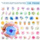 thumbnail image 4 of Pegatinas de flores Toystoory 120 Uds PVC impermeable para Decoración del hogar, 4 of 6