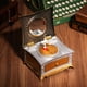 thumbnail image 4 of Caja de música para niña bailando, caja de almacenamiento de joyería de juguete, regalo, decoración decorativa para el hogar (blanco plateado), 4 of 5