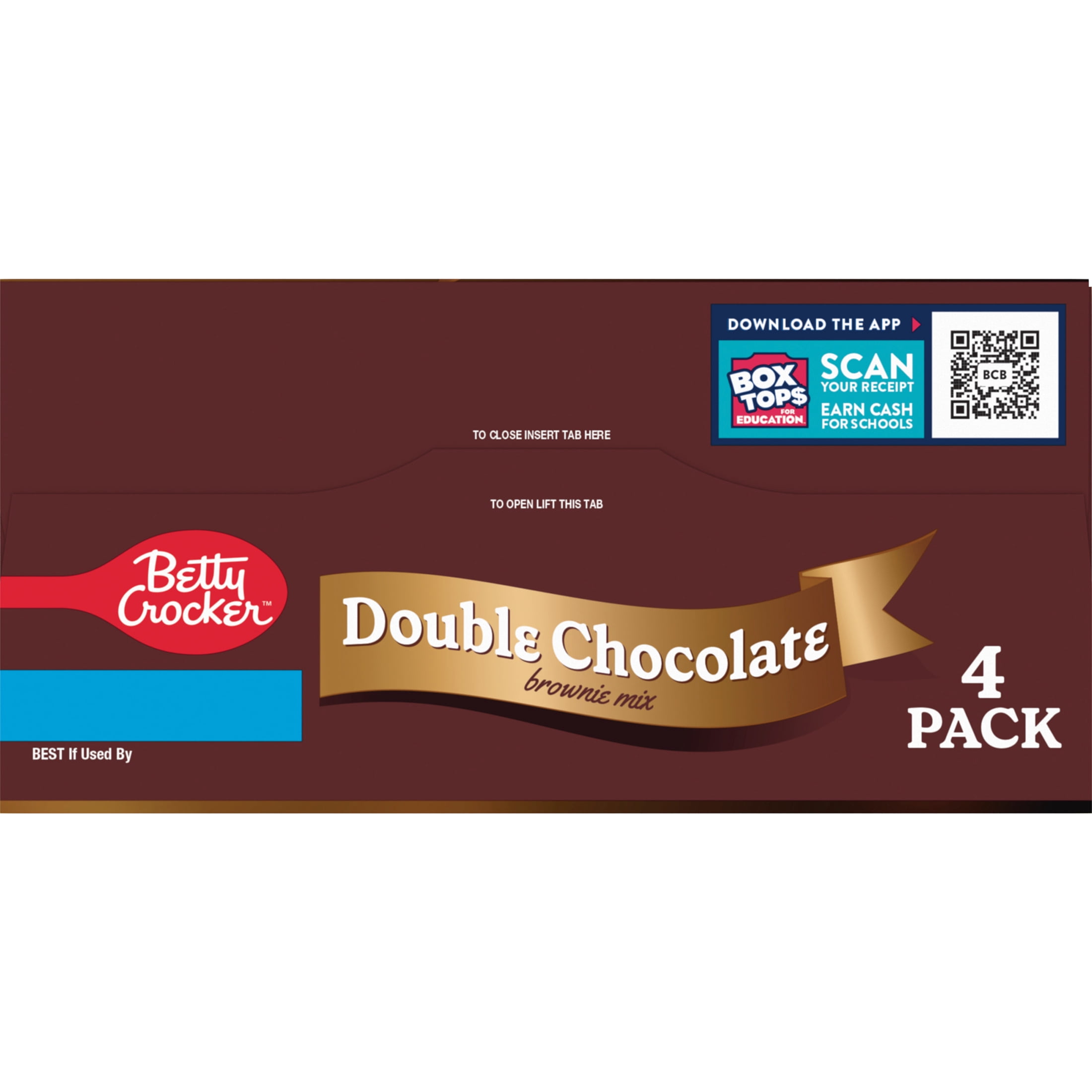 Betty Crocker Double Chocolate Brownie Mix 4 Pack