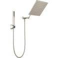 thumbnail image 1 of Delta Faucet 10-inch Raincan Shower Head and Hand Held Shower Combo, Brushed Nickel Square Shower Head, Rainfall Shower Head, Hand Shower, 1.75 GPM Flow Rate, SpotShield Brushed Nickel 75527-SN, 1 of 5