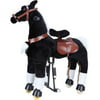 Black Med Pony Cycle Ride On Rocking Horse Giddy Up Cowboy!