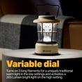 thumbnail image 3 of LUXPRO LP1535 265 Lumen Retro LED Lantern - Battery-Powered Emergency Lantern - LED Lamp for Power Outages, Emergency Kit, or Survival Pack - Beige - 2-Pack, 3 of 8