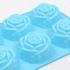 thumbnail image 3 of Molde de flores de silicona de 6 cavidades, juego de 3 piezas antiadherentes de silicona de grado alimenticio, molde de rosa gigante para gelatina de caramelo de chocolate, cubitos de hielo - rosas, 3 of 5