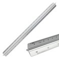thumbnail image 1 of Triangular Ruler Scale Reduction，30cm，1:100 1:200 1:250 1:300 1:400 1:500，silver, 1 of 5