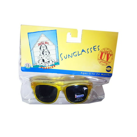 Peanuts Snoopy And The Daisy Hill Puppies Baby Toddler Sunglasses 0-24 Months (Yellow)