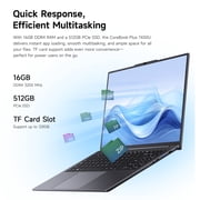 CHUWI CoreBook Plus 16 Laptop,512GB SSD 16GB RAM,AMD Ryzen 5 7430U(Up to 4.3GHZ) ,Windows 11 Notebook Gaming Computer with Backlit Keyboard,1920*1200 IPS Display,WIFI6,BT5.2
