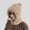 🔥 Khaki_Base#1325, variant on 3-in-1 Women’s Knitted Hat Scarf Mask Set | Warm Fleece Lined Winter Ski Cap | Soft Windproof Lightweight Headwear Fits 55-60cm | Stylish Cold Weather Accessories