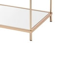 thumbnail image 5 of Scoles 2-Shelf Glass Top Console Table, Champagne, 5 of 5