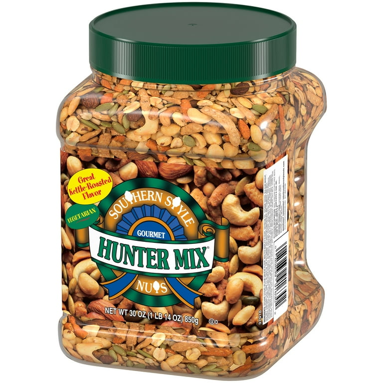 Southern Style Nuts Honey Roasted Hunter Mix, 23 Ounces, Sesame Sticks,  Peanuts, Sunflower Kernels, Almonds, Cashews, and Pepitas