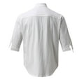 thumbnail image 5 of ZZHZGZ Late July Beach Clothes for Men Men Spring Summer Solid Color Stand Collar Casual Half Sleeve and Linen Shirts 4Th of July Mens T-Shirts Graphic Tees Xl, 5 of 6