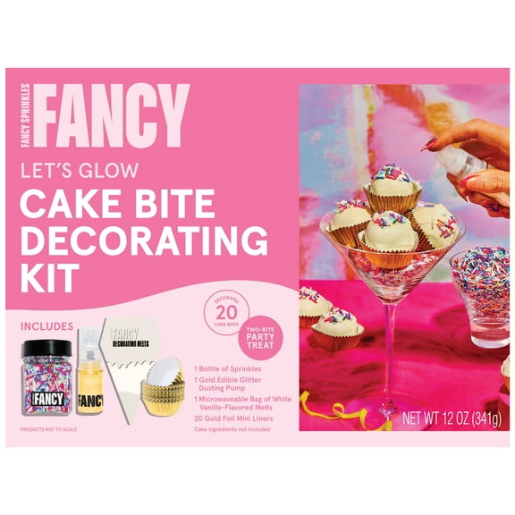 Let’s Glow Cake Bite Decorating Kit