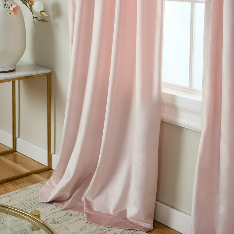 TOWN & COUNTRY LUXE Velour Solid Heavyweight Indoor Curtains TOWN & COUNTRY LUXE Velour Solid Heavyweight Indoor Curtains