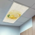 thumbnail image 2 of 1 Pack Summer Lemons Fluorescent Light Covers for Ceiling Lights Watercolor Yellow Fruit Farmhouse Beige Letter Magnetic Ceiling Light Covers Overhead Light Filters for Office Classroom Home, 2 of 9