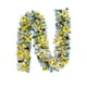 thumbnail image 2 of Ganfancp Navidad Decorativo Ratán Blanco Flocked Puerta Escalera Pasamanos Decoraciones Pinos Ramas Ratán Set Seasonals Decoraciones Ofertas Del Día Sólo En Línea 1X Ratán Simulado,12X Flores de Navi, 2 of 6