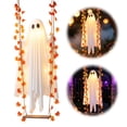 thumbnail image 3 of 4ft Halloween Swing Ghost Decoration, Hanging Light-up Ghost Decor with RC, 8 Modes, Ideal for Halloween Party (B 4.9ft), 3 of 10