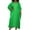 Green, variant on Plus Size Kaftan Dress for Women Round Neck Batwing Sleeve Loose Maxi Dress With Sequins Beads Yellow