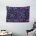 thumbnail image 1 of Psychedelic Tapestry, Traditional Middle Eastern Moroccan Persian Baby Elephants Embellished Boho Print, Wall Hanging for Bedroom Living Room Dorm Decor, 60W X 40L Inches, Multi, by Ambesonne, 1 of 2