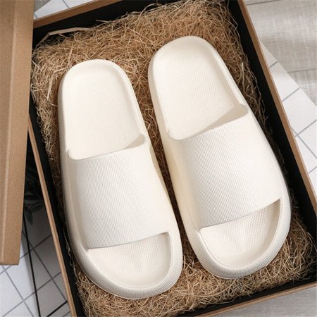 

CoCopeaunt Women Slipper Summer Beach EVA Flip-Flops Men s Ladies Thick Sole Super Soft Non-Slip Home Slippers Couples Indoor Shoes Sandals
