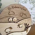 thumbnail image 4 of Free Standing Bible Verse Scene Plaque,Christian Bible Wood Plaque Gift,Christian Wood Sign Plaque, Christian Family Religious Home Décor, Christian Gift for Home Office Shelf Decor (Psalm 107:29), 4 of 5