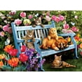thumbnail image 2 of SUNSOUT INC - Hanging Out in the Garden - 300 pc Jigsaw Puzzle by Artist: Tom Wood - Finished Size 18" x 24" - MPN# 28871, 2 of 5