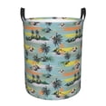 thumbnail image 2 of Goofa Hawaiian Style Printed Circular Hamper,Laundry Basket with Handles,Storage Baskets Foldable,Large Capacity Laundry Hamper-Medium, 2 of 8