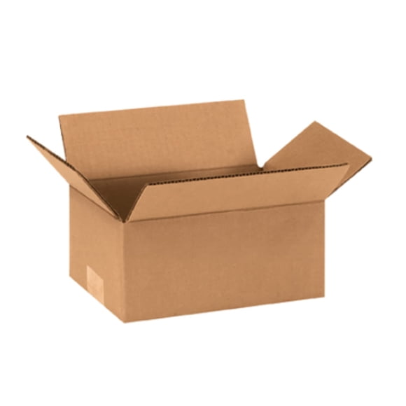 Secure Seal - 9x6x4 Pack of 100 Corrugated Cardboard Packing Shipping Mailing Moving Carton Boxes