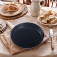 thumbnail image 6 of Unique Bargains 3 Pcs Baking Sheet Round Cake Pans Black 11.0*11.0*1.4in, 6 of 6