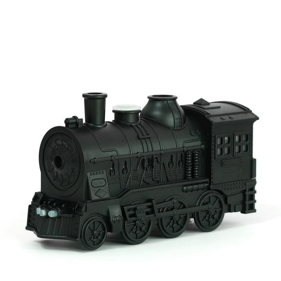 Train-Shaped Aromatherapy Essential Oil Diffuser – Ultrasonic Cool Mist Humidifier for Home & Office, Black