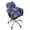 Purple Skull Rose, variant on Whosucclay Abstract Plant Line Print Swivel Armchair Accent Dining Chair Cover for Office, Anti Wrinkle Curved Back Chair Slipcover Removable Swivel Armchair Cover Protector for Home Office