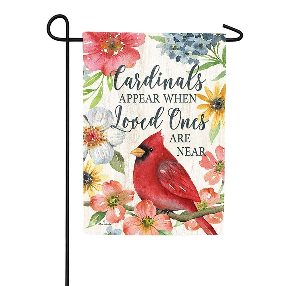 Custom Decor Garden Flag - Cardinals Appear - Walmart.com - Walmart.com