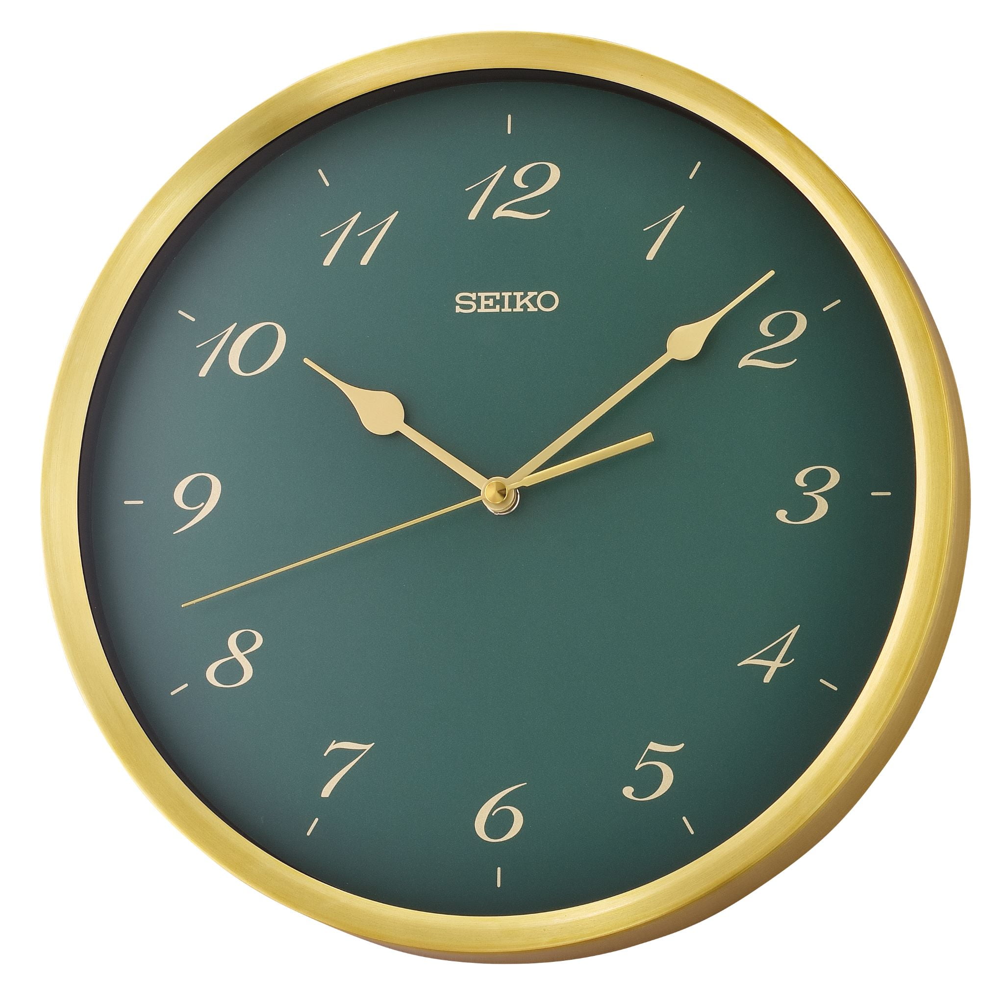 Seiko Glamourous Saito Round Wall Clock, Quartz, Analog, QXA784ALH -  