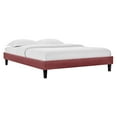 thumbnail image 6 of Modway Elise Full Performance Velvet Platform Bed in Dusty Rose, 6 of 10