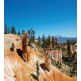 thumbnail image 3 of Ambesonne Nature Duvet Cover Sets, Bryce Canyon National Park, 2-Twin, Sea Blue and Persian Orange, 3 of 4