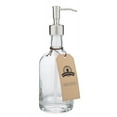 thumbnail image 3 of Heavyweight 12 Ounce Glass Soap and Lotion Dispenser - Stainless Steel, 3 of 3