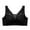 Black, variant on LLYwey Wireless Breathable Bra Women's Lace Underwear Large No Underwire Push up Breathable Beautiful Back Daily Bra Big Girls Size Cotton Nursing Bra Style LW-5 Green L