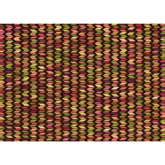 Ahgly Company Machine Washable Indoor Rectangle Transitional Sedona Brown Area Rugs, 2' x 5'