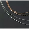 thumbnail image 5 of QQTDFG 925 Sterling Silver Double Layer Summer Choker Necklace Jewelry A2577-Rose Gold, 5 of 5