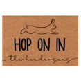 thumbnail image 1 of Giyblacko Tapis de Porte Drôle Easter Bunny Drôle Tapis de Porte Anglais Antidérapant Tapis de Porte Sale Entrée Extérieure Porche Tapis de Sol Polyester Easter Bunny, 1 of 1
