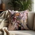 thumbnail image 3 of Throw Pillow Covers - Set of 4 Decorative Birds Printed Design Cushion Case for Home Decor Sofa Couch Chair Bed Patio Living Room Bedroom Car Office - 18x18 Inches, 3 of 8