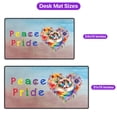 thumbnail image 5 of Peace Love Pride Ragdoll with Rainbow Sunglasses LGBT LGBTQ+ Desk Mat Full Keyboard Mouse Pad Cat Lover Kitten Owner Gifts Idea Large Mousepad - 01004, 5 of 5