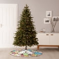 thumbnail image 4 of Lsque Sanrio Print Christmas Tree Skirt with Ties and Velcro,Xmas Holiday Decorations, Adjustable Tree Skirt-30", 4 of 6