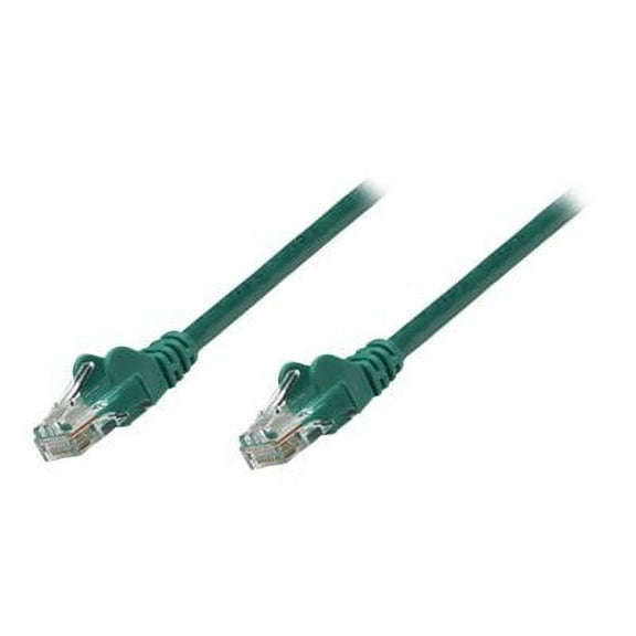 Intellinet Network Solutions Cat5e UTP Network Patch Cable, 3 ft (1.0 m), Green - RJ45 Male / RJ45 Male