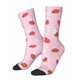 thumbnail image 1 of Fotbe Strawberry Floral Calcetas Largas con Estampado para Hombre y Mujer – Calcetas de Compresión Transpirables y Elásticas, Viajar y Uso Diario Talla 5-11, 1 of 6