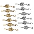 thumbnail image 1 of Juego de 12 conectores de cierre de langosta magnéticos para hacer joyas DIY, color dorado y plateado. 6 de plata 6 de oro, 1 of 9
