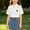 White, variant on Girls' White Lace-Trimmed Short Sleeve Shirt, Peter Pan Collar with Embroidered Lace Overlay Blouse, Ideal for Summer Afternoon Tea and Casual Meet-Ups, 3-14 Years White 7-8 Years