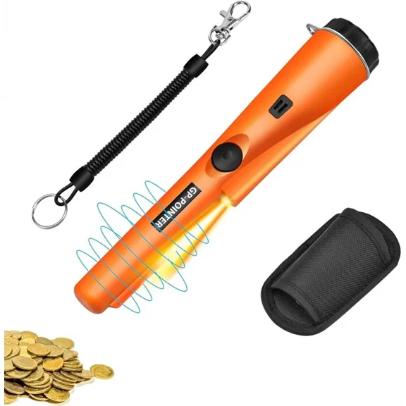Feylan Handheld Portable Metal Detector pin Pointer Wand,Pinpoint with Belt Holster High Sensitivity 360° Search for Gold Coin Silver Jewelry
