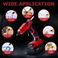 thumbnail image 5 of Ecarke Cordless Hot Glue Gun for Milwaukee M18 18V Li-Ion Battery with 30 Sticks, 5 of 7