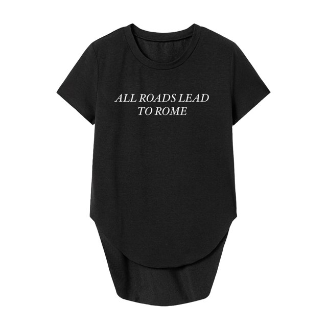 Camiseta para mujer Yuyangstore Ropa de moda con cuello redondo manga corta verano